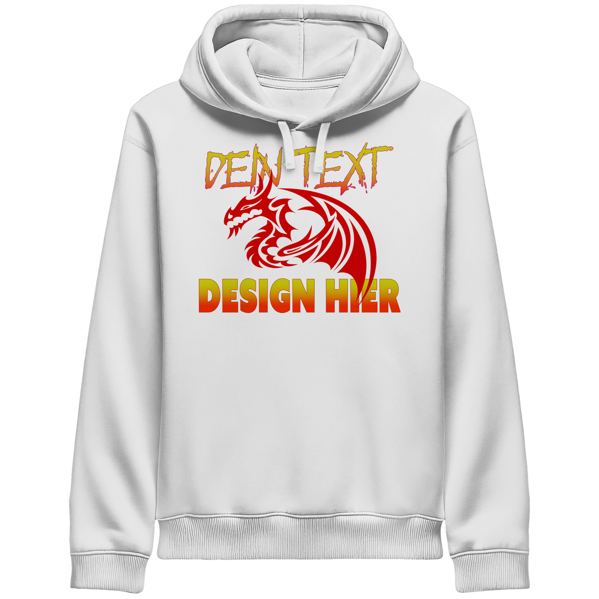 Unisex Bio Streetwear Hoodie mit Side Pocket (Organic Cotton) - Personalisierbar mit Text, Foto & Anime-Design