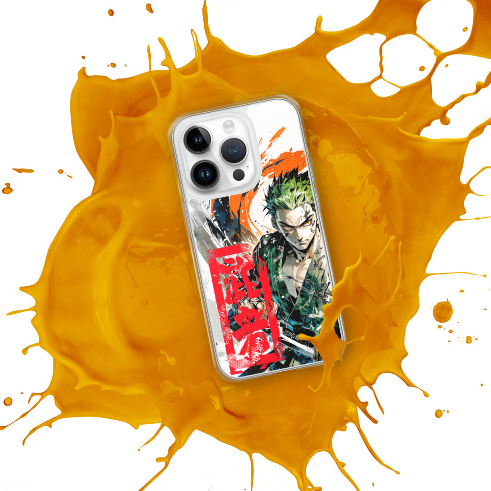 Anime Kid Warrior Transparente iPhone-Hülle mit MagSafe für iPhone 14 15 16 17