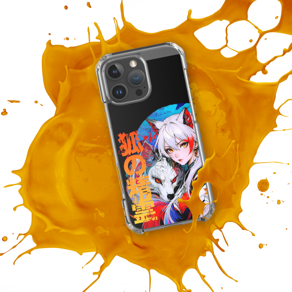 Kitsune Fox Spirti/ Transparente iPhone-Hülle mit MagSafe für Iphone 14 15 16 17