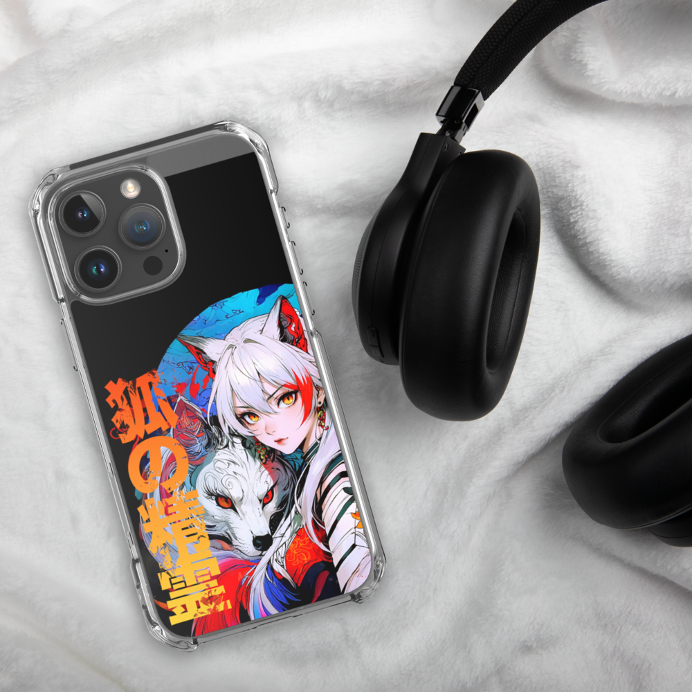 Kitsune Fox Spirti/ Transparente iPhone-Hülle mit MagSafe für Iphone 14 15 16 17