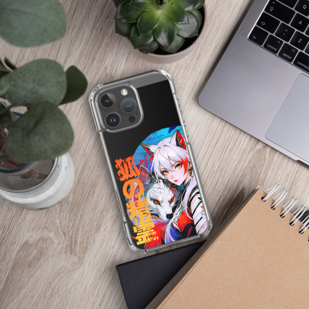 Kitsune Fox Spirti/ Transparente iPhone-Hülle mit MagSafe für Iphone 14 15 16 17