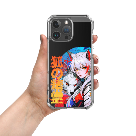 Kitsune Fox Spirti/ Transparente iPhone-Hülle mit MagSafe für Iphone 14 15 16 17
