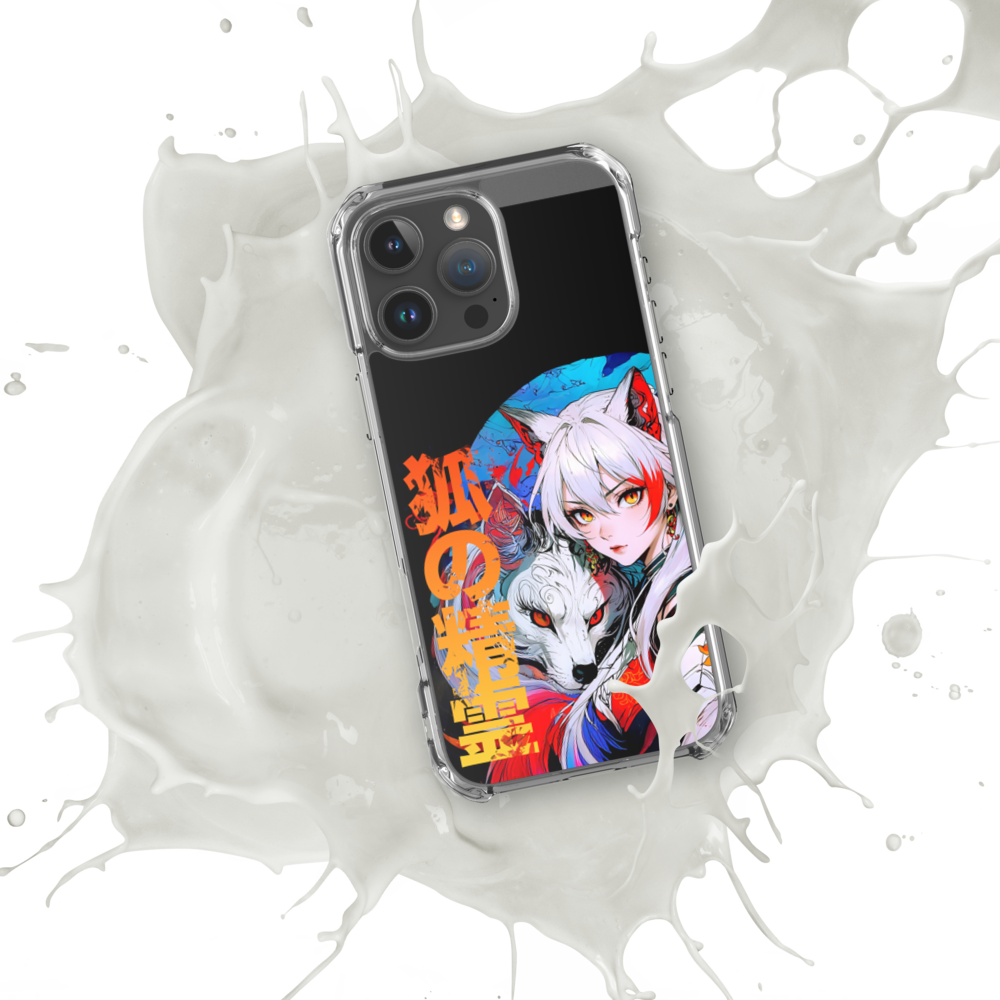 Kitsune Fox Spirti/ Transparente iPhone-Hülle mit MagSafe für Iphone 14 15 16 17