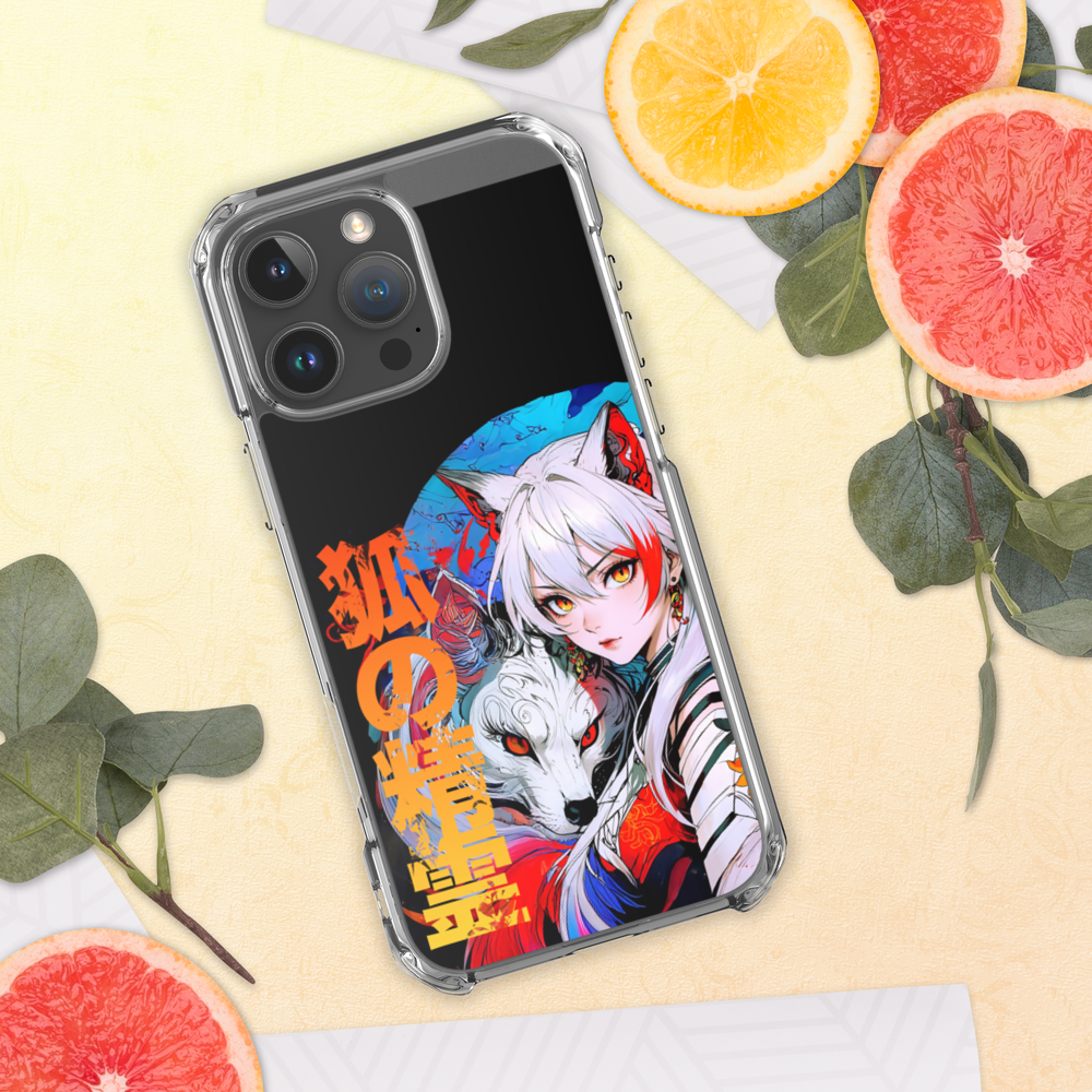 Kitsune Fox Spirti/ Transparente iPhone-Hülle mit MagSafe für Iphone 14 15 16 17