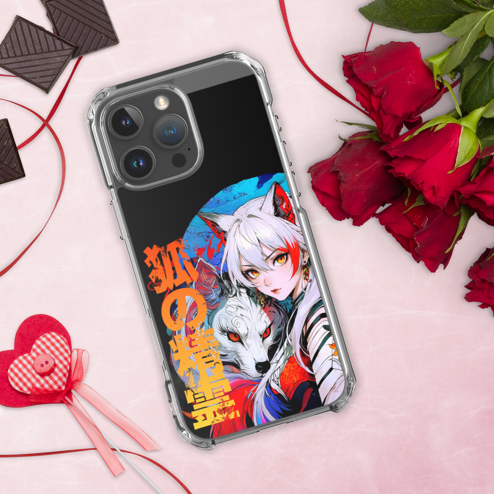 Kitsune Fox Spirti/ Transparente iPhone-Hülle mit MagSafe für Iphone 14 15 16 17