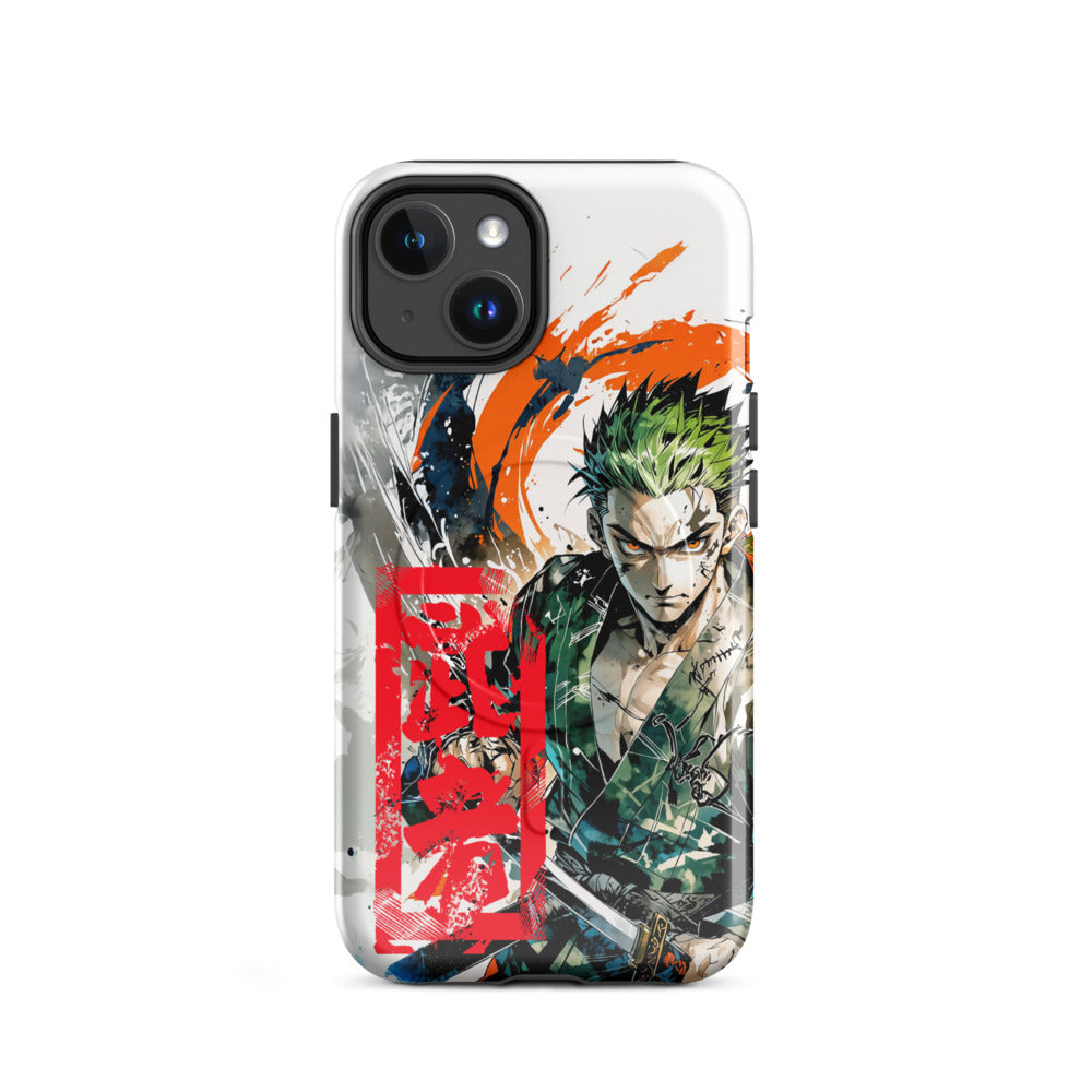Anime Kid Warrior Hardcase iPhone-hülle mit MagSafe für Iphone 14 15 16 17