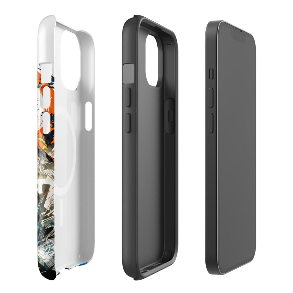 Anime Kid Warrior Hardcase iPhone-hülle mit MagSafe für Iphone 14 15 16 17