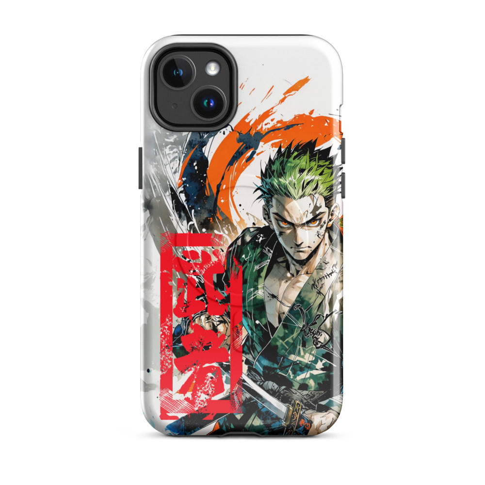 Anime Kid Warrior Hardcase iPhone-hülle mit MagSafe für Iphone 14 15 16 17
