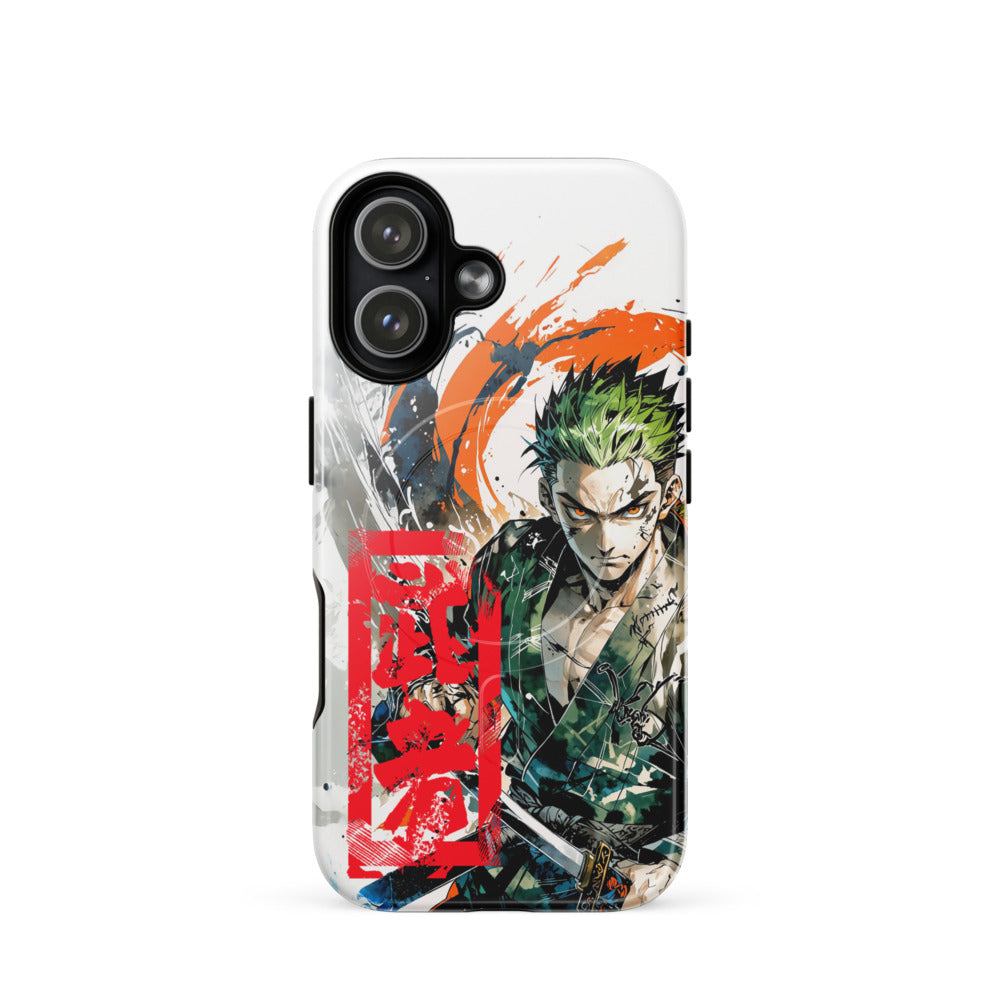 Anime Kid Warrior Hardcase iPhone-hülle mit MagSafe für Iphone 14 15 16 17