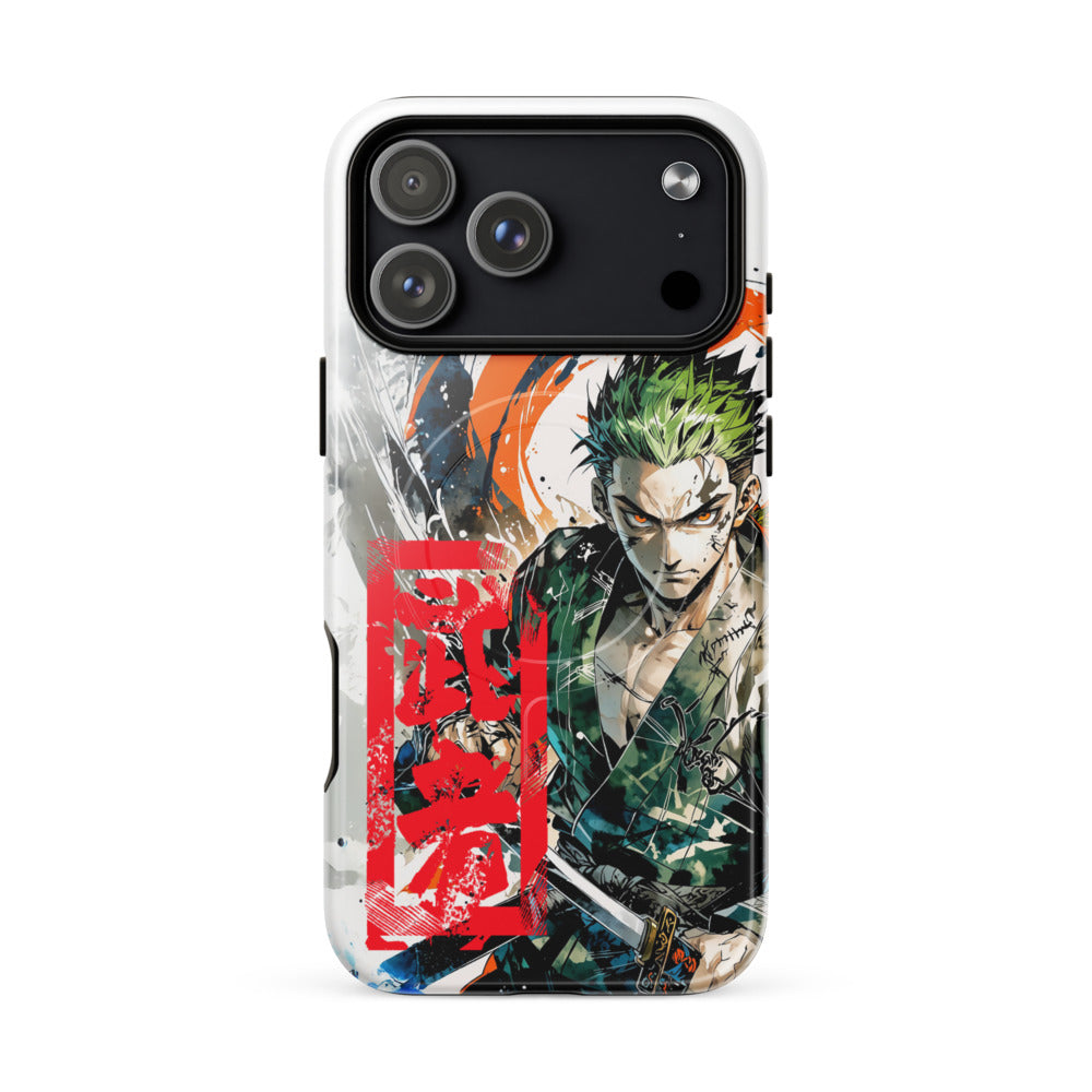 Anime Kid Warrior Hardcase iPhone-hülle mit MagSafe für Iphone 14 15 16 17