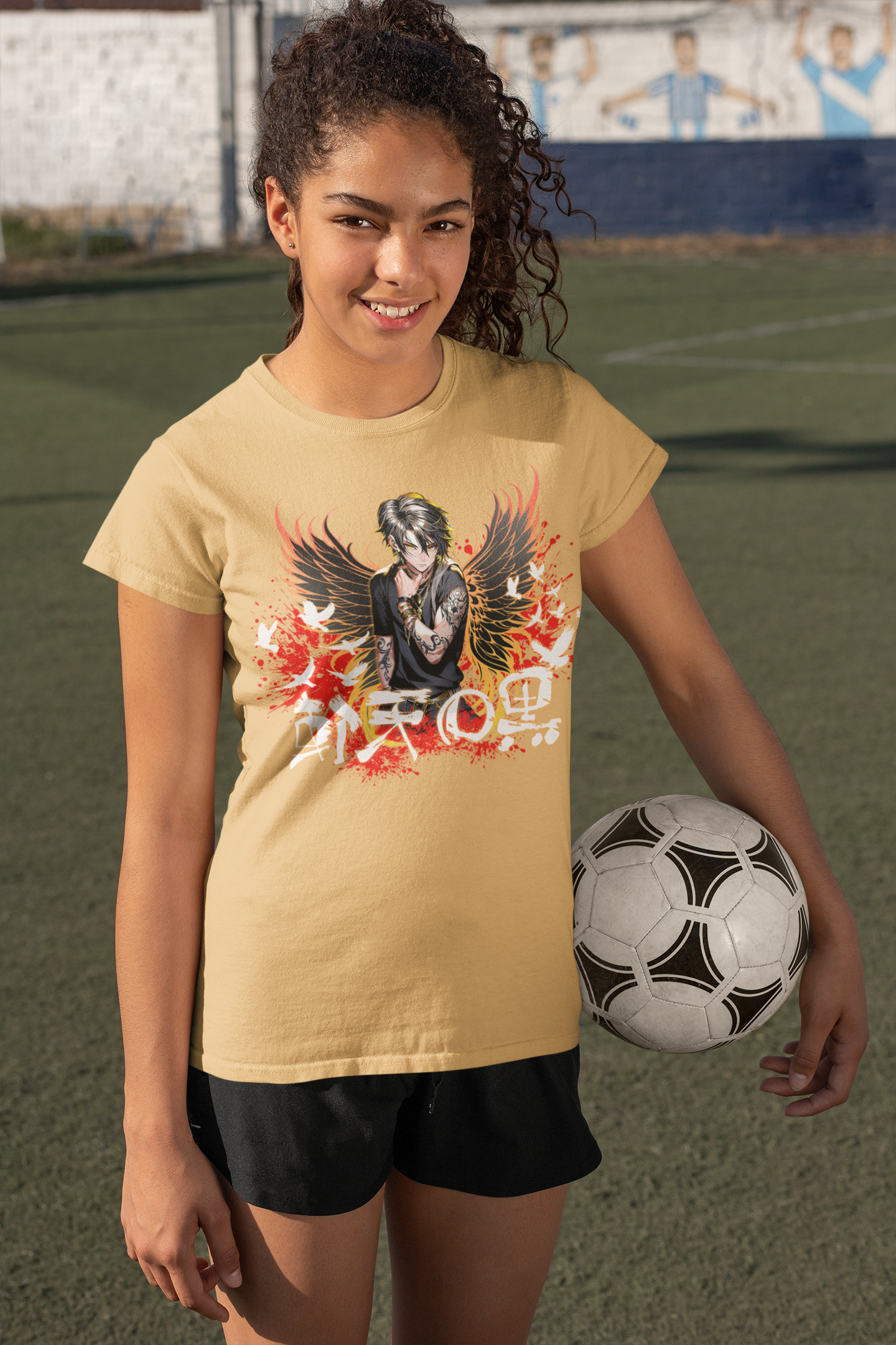 Black Angel / Japanischer dunkler Engel Klassisches T-Shirt für Jugendliche