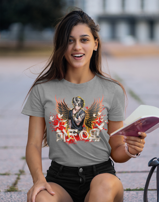 Black Angel / Japanischer dunkler Engel Klassisches T-Shirt für Jugendliche